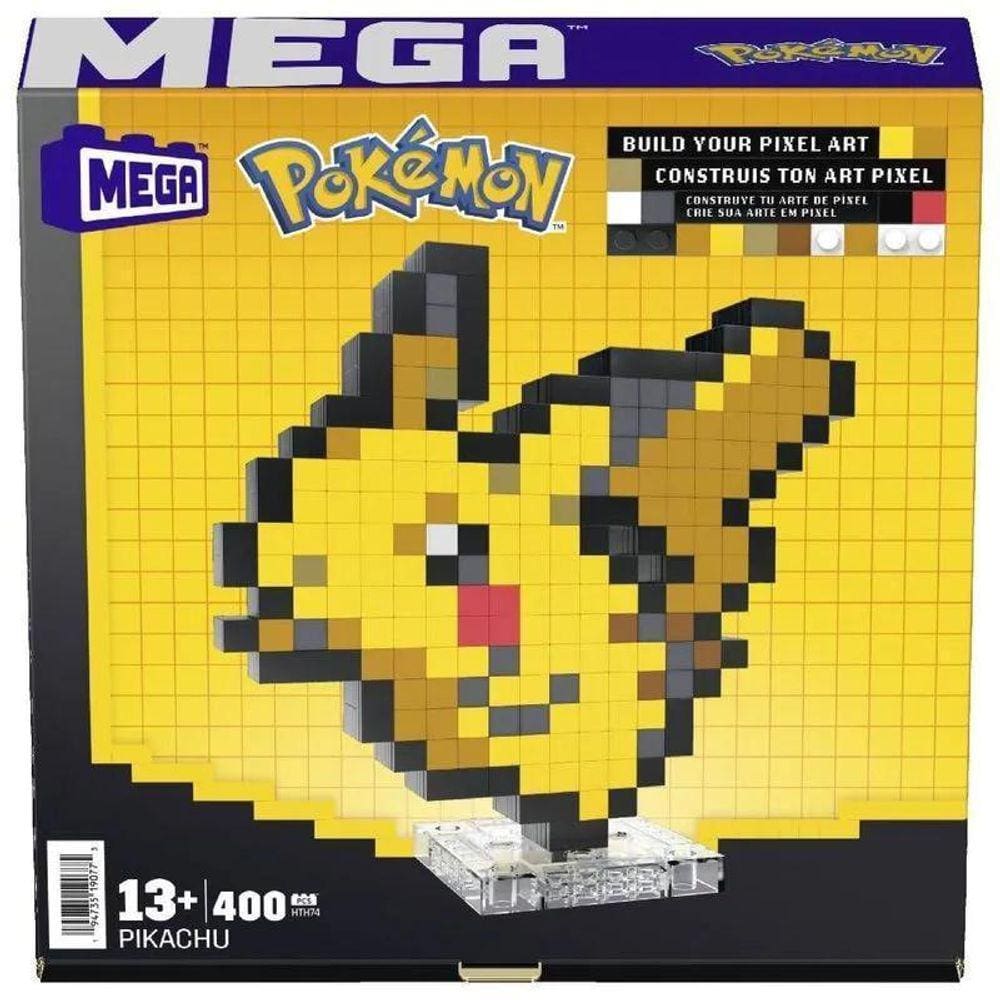 Pokémon Conjunto De Construção Mega Pikachu Pixel - Mattel
