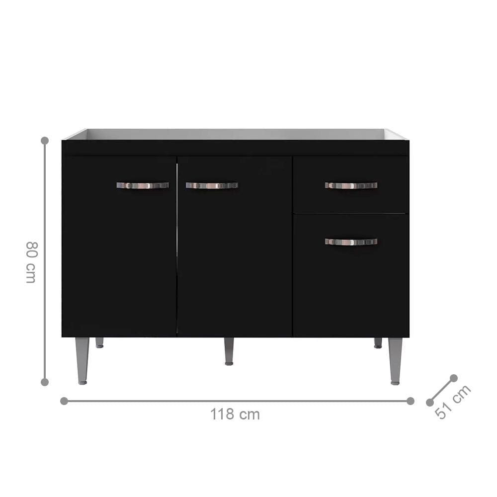 Balcão de Cozinha 3 Portas Cheltenham