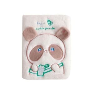 Caderno Com Capa Em Pelúcia Fofo Kawaii Premium 96 Folhas