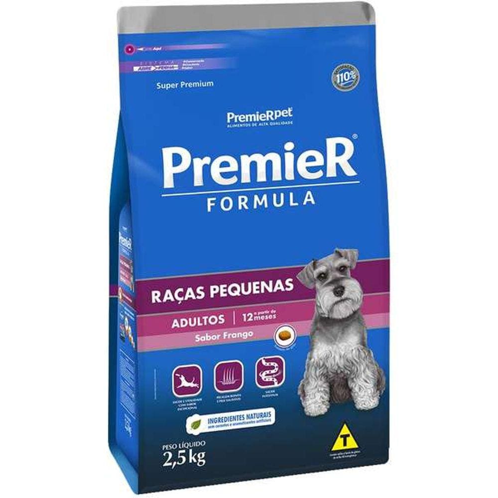 Premier Caes Ad. Raças Pequenas 2,5 Kg