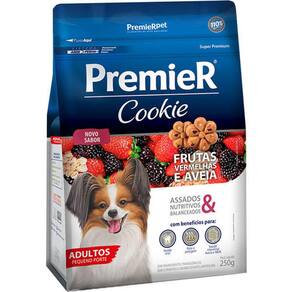 Premier Cookie Caes Adultos Frutas Vermelhas 250 g