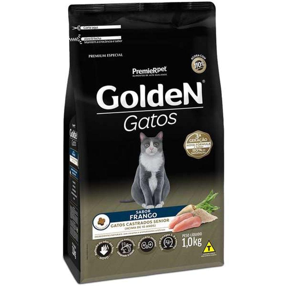 Golden Gatos Ad. Castr. Senior 1 Kg
