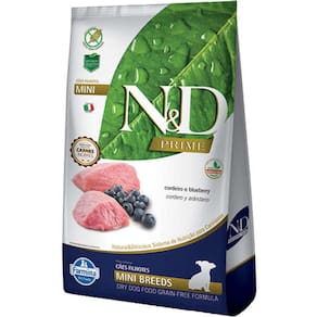 N&D Prime Caes Filhotes Cordeiro Mini 2,5 Kg