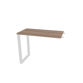 Mesa Complemento 90X45 Pandin P25tub - Naturalle/Branco