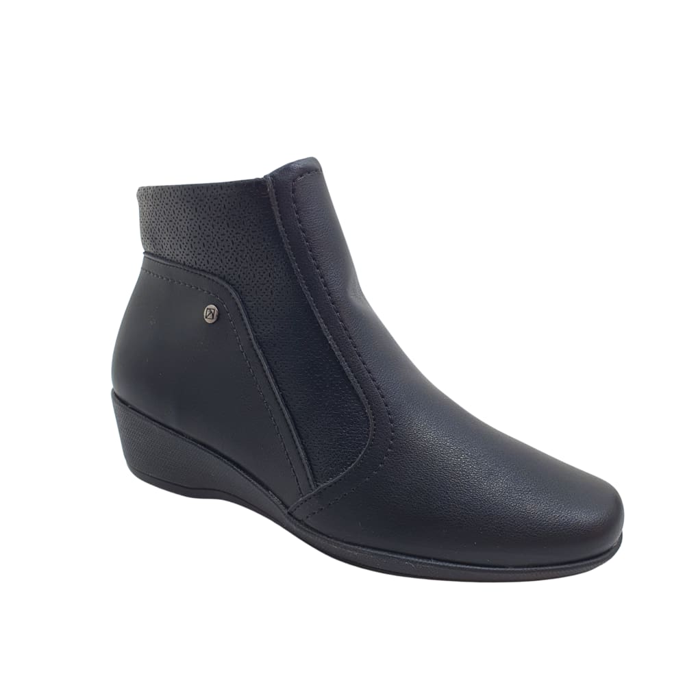 Bota Piccadilly Anabela Cano Curto Preta 143217