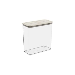 Pote Retangular Hermético Coza Modo Capacidade 2,7L Cor Light Gray