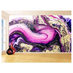 Papel De Parede 3D Estilo Marmore Tintas Cores 3,5M Mbr103