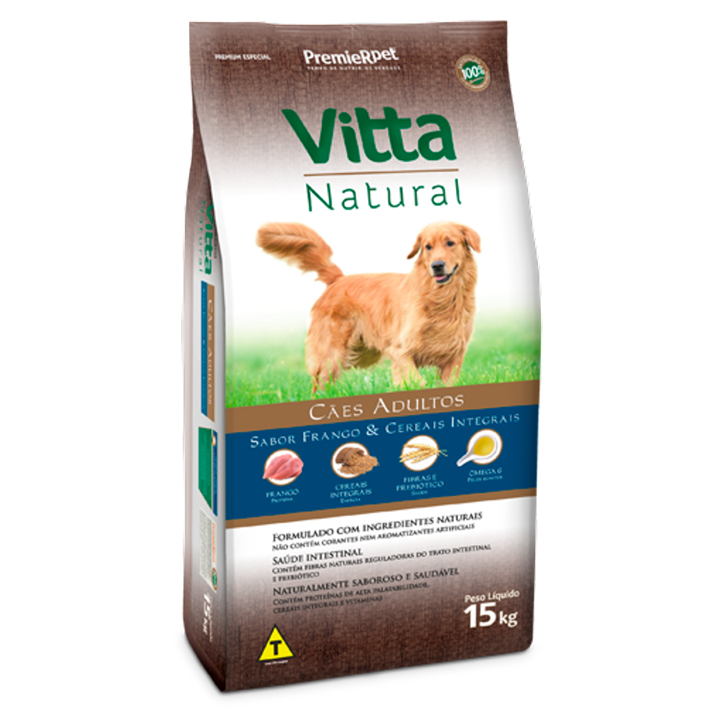 Vitta Natural Caes Adulto Frango 15 Kg.