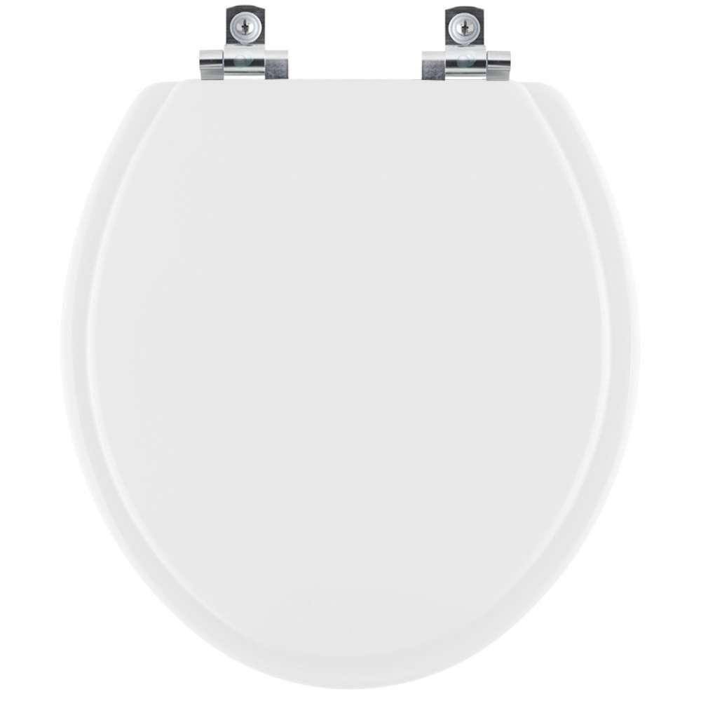 Assento Sanitário Laqueado Soft Close Angra Branco para vaso Ideal Standard