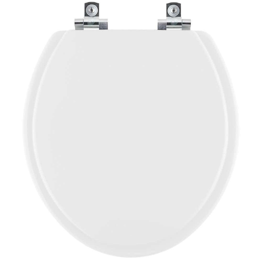 Assento Sanitário Laqueado Soft Close Angra Branco para vaso Ideal Standard