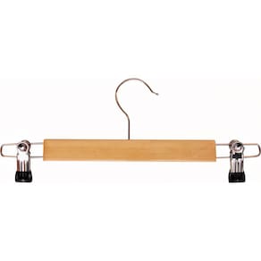 Cabide de Madeira Vizapi Adulto Wood 33X11Cm Saia Natural