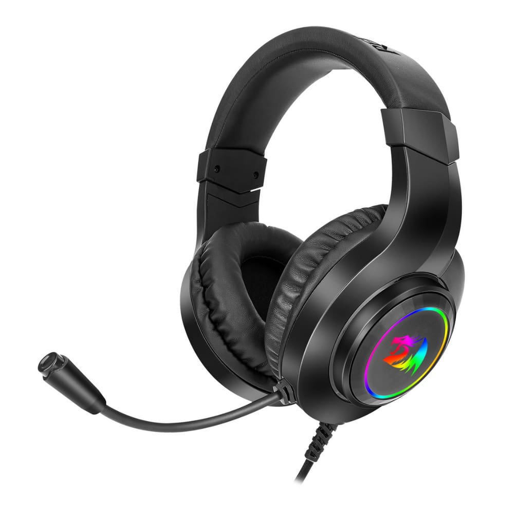 Headset Gamer Redragon Hylas RGB Driver 50mm Preto - H260RGB