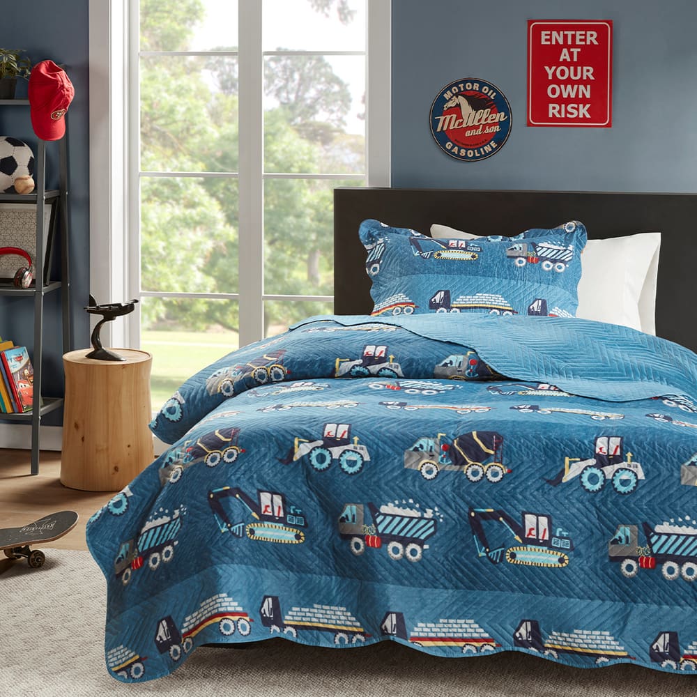 Kit Cobre Leito Colcha Solteiro 2 Peças Micropercal 150 Fios