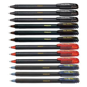 Kit 12 Canetas PENTEL Gel Energel Makkuro 0.7mm Ponta Fina