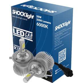 Lampada Led Head Light H4 Shocklight 3200 Lumens C/ Reator