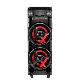 Caixa De Som Amplificada Amvox ACA 1000 NEW X 2 Woofer ALTO FALANTE 8" Bivolt SFM