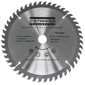 Serra Circular Widea para Madeira 7.1/4 x 20mm x 48 Dentes - Starfer