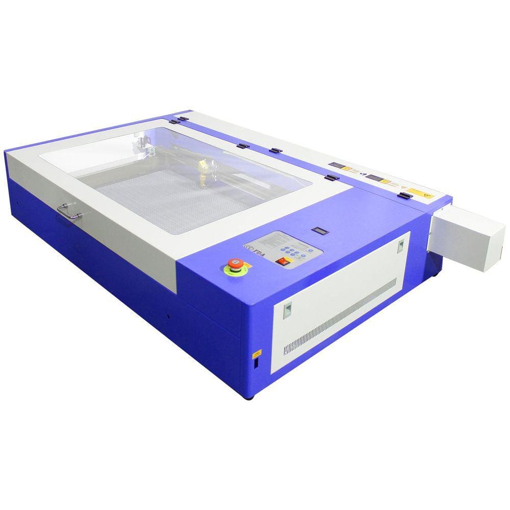 Máquina CNC Router Laser Corte e Gravação 60x40cm 80w Sensor Fluxo de Água 220v