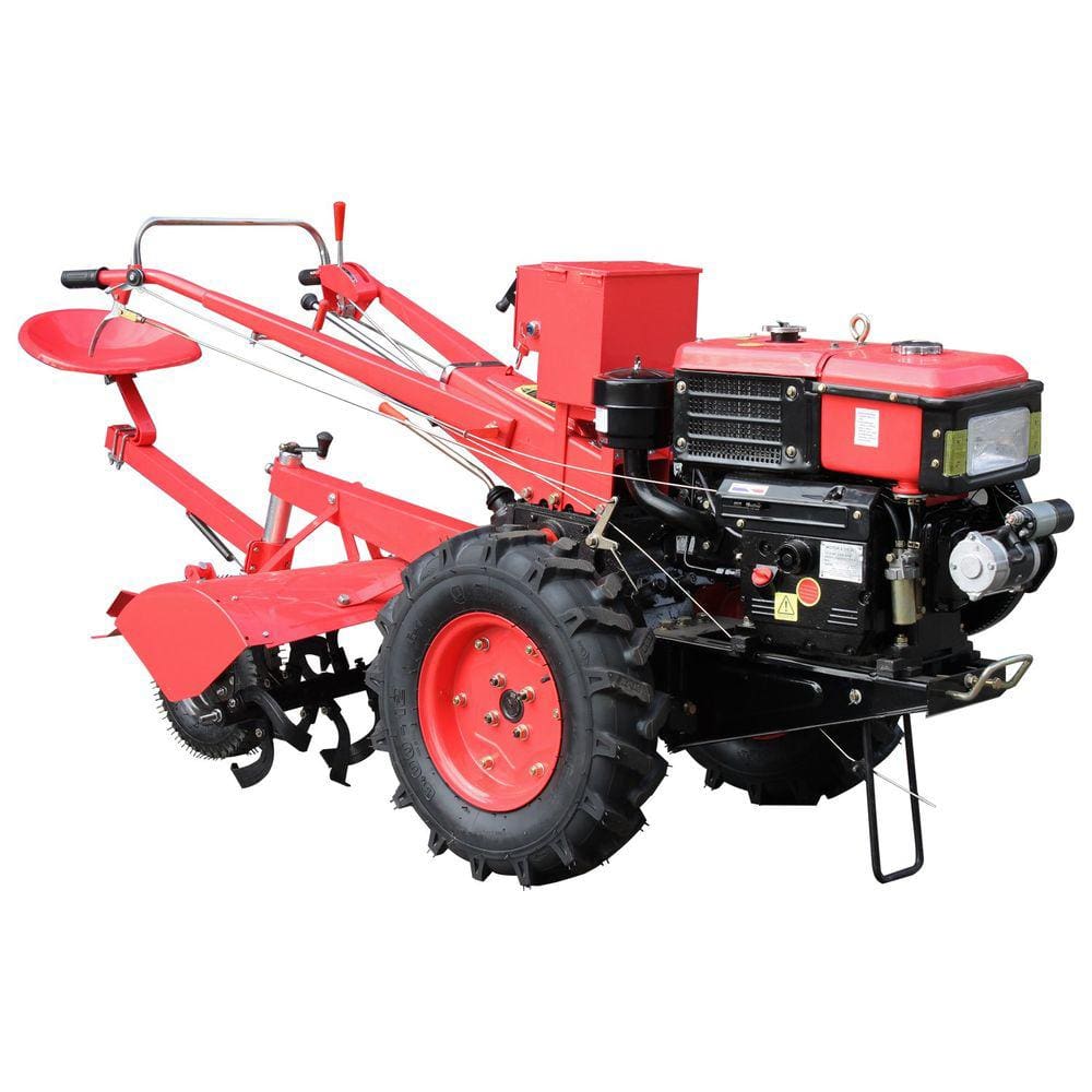 Micro Trator Motocultivador 12.5 hp Diesel com Enxada Rotativa Motor Partida Elétrica Tipo Tobata