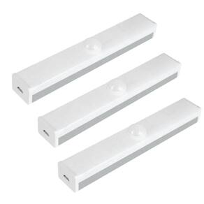 Kit 3 Luminárias Led De 30Cm Sensor De Presença Usb