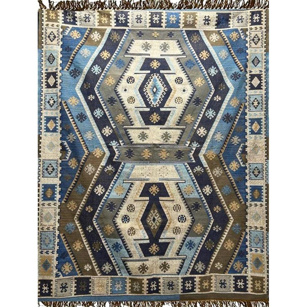 Tapete Kilim Gashghay 250x300 Blue