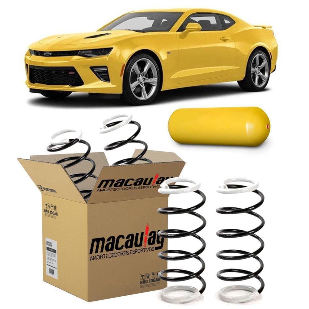 Par De Molas Gnv Traseira Gm Camaro