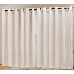 Cortina Blackout Prime 3,00X2,70 Corta Luz Sala Quarto Bege