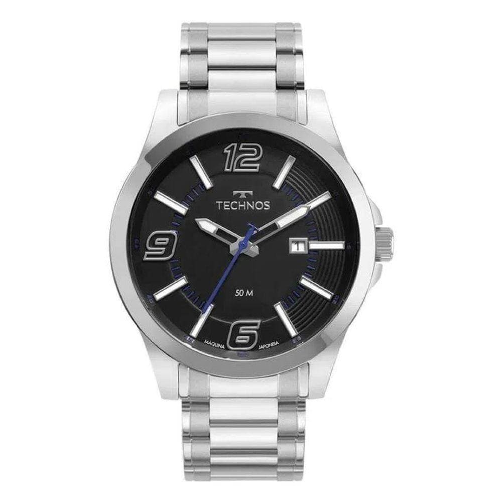 Relógio Masculino Technos Analógico Aço Prata 2115Mwo