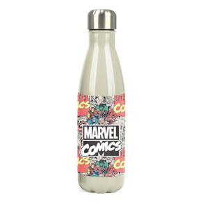 Garrafa Térmica Avengers Vingadores Marvel 500Ml - Branco