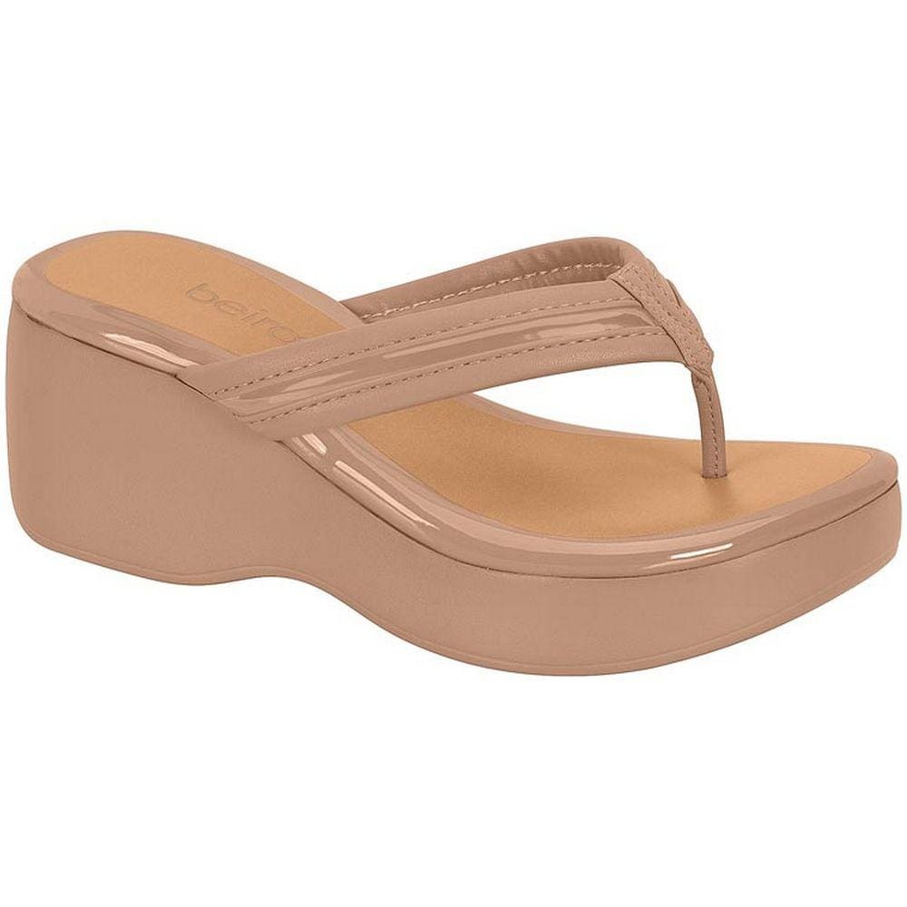 Tamanco Anabela Alto Feminino Beira Rio Confort 8455.305