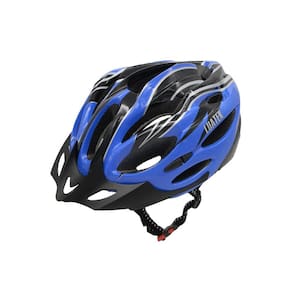Capacete De Bicicleta Br 101 Speed Preto/Azul Com Regulagem