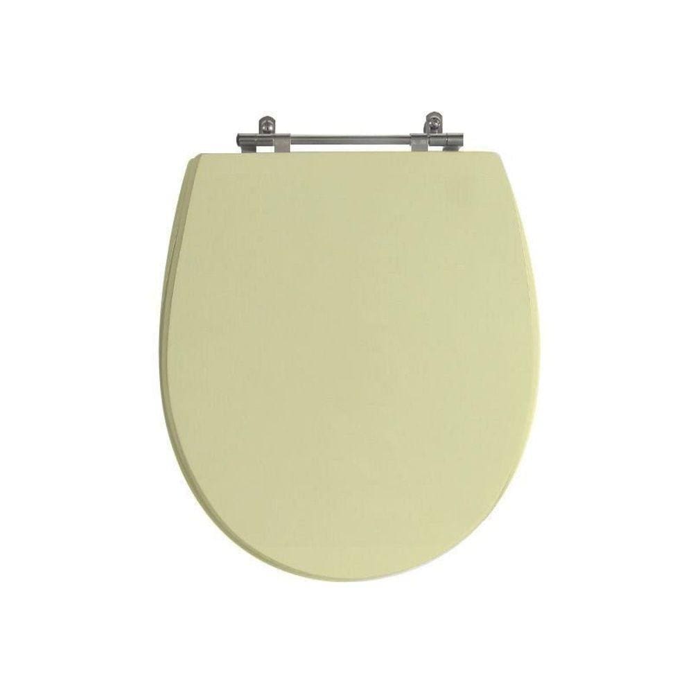 Assento Sanitário Poliéster para Louça Ritz deca Aço Creme