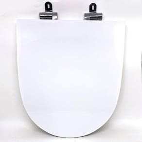 Assento Sanitário Poliéster para Louça Liss/lift docol Slow Close Cromado Branco