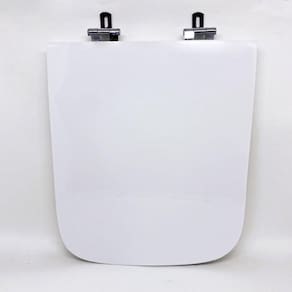 Assento Sanitário Poliéster para Louça Stillo/vougan docol Super Luxo Cromado Branco