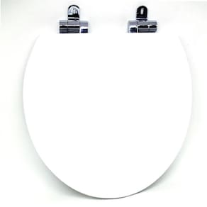 Assento Sanitário Poliéster para Louça Azálea/standard/carina/flamingo/fiore/sabará Slow Close Croma Branco