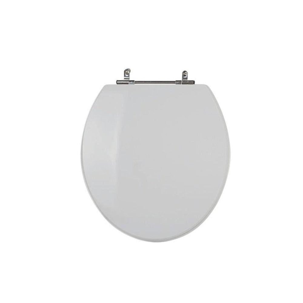 Assento Sanitário Poliéster para Louça Azálea/standard/carina/flamingo/fiore/sabará Aço Cinza Prata