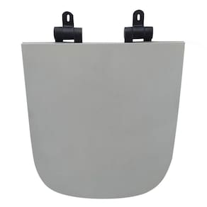 Assento Sanitário Poliéster para Louça Quadra/unic/axis deca Slow Close Cinza Fosco