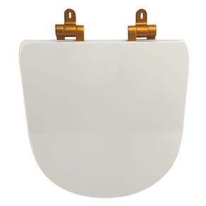 Assento Sanitário Poliéster para Louça Life/vogue Plus celite/deca Slow Close Matte Branco