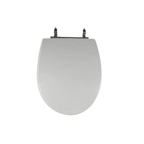 Assento Sanitário Poliéster para Louça Absolute ideal Standard Aço Sterling Silver