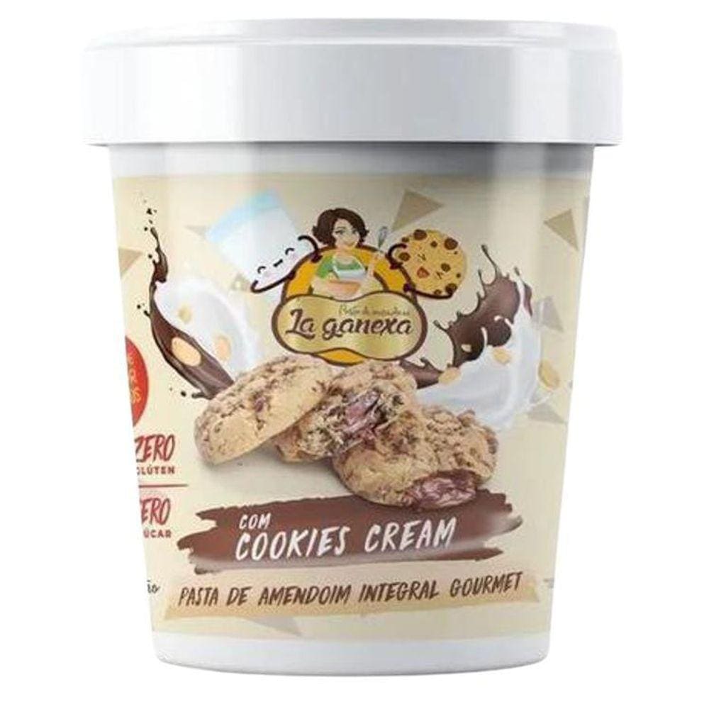 Pasta Amendoim Cookies Cream 450g Zero Açúcar/Glúten