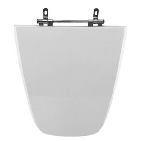 Assento Sanitário Poliéster para Louça Stylus Exellence Handicapped celite Aço Branco