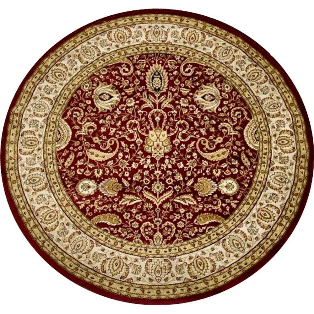 Tapete Babil 200 Redondo 0389A Red/Cream