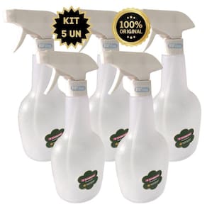 Kit 5 Borrifador Pulverizador Multiuso Plastico Sanremo