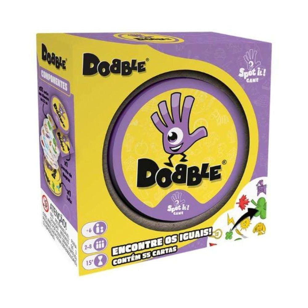 Jogo De Cartas Dobble Eco-Sleeve, Encontre Os Iguais