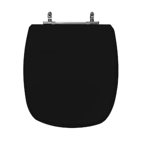 Assento Sanitário Poliéster para Louça Angra/avant/city/like logasa/incepa/celite Aço Preto