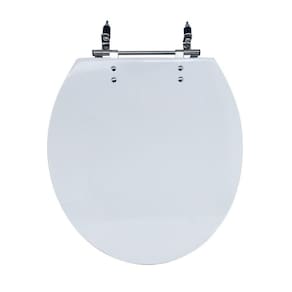 Assento Sanitário Poliéster para Louça Azálea/standard/carina/flamingo/fiore/sabará Aço reb. Aparen Branco