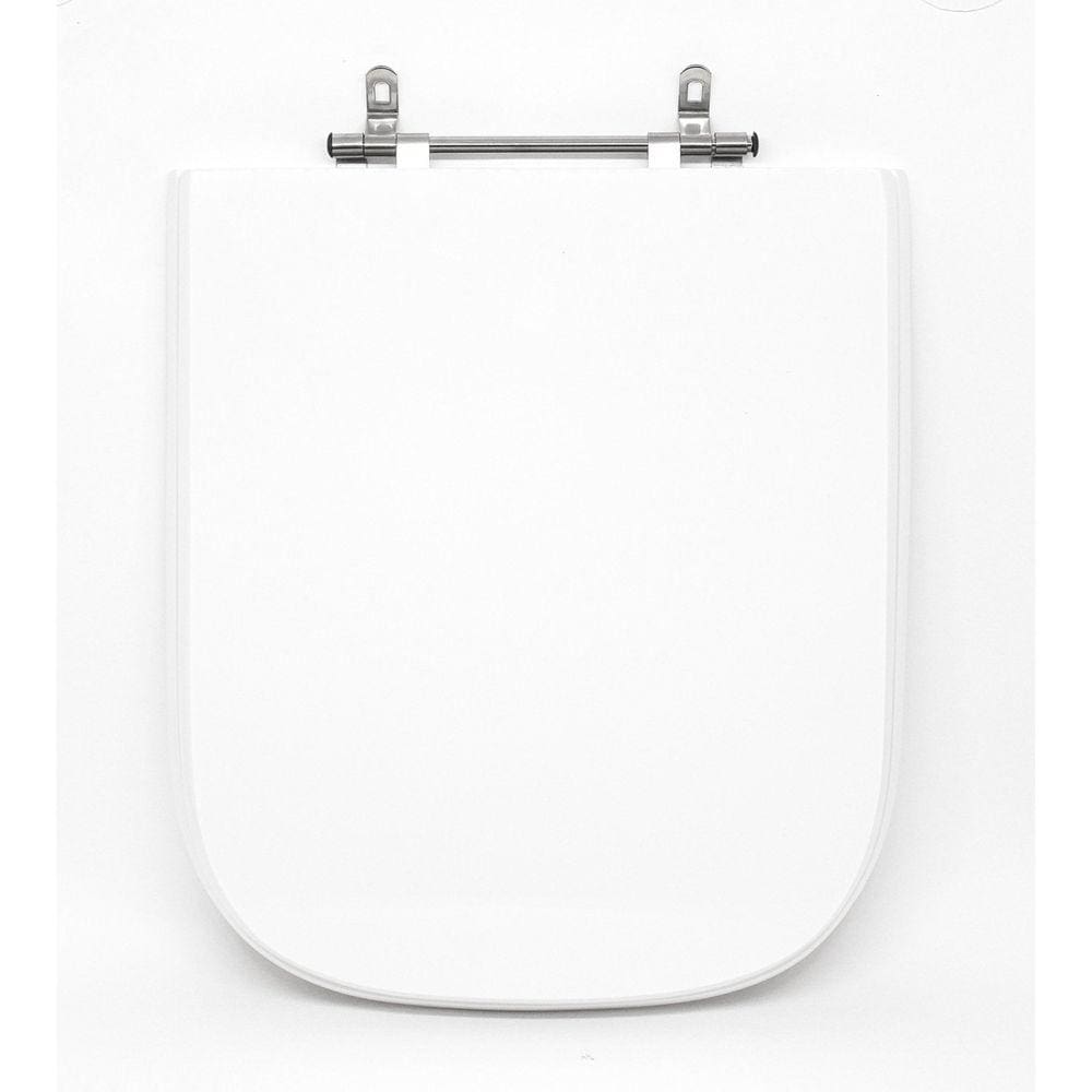Assento Sanitário Poliéster para Louça Quadra/unic/axis deca Aço Branco