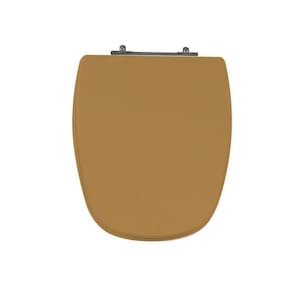 Assento Sanitário Poliéster para Louça Monte Carlo/venice deca/belize Aço Bege Castor