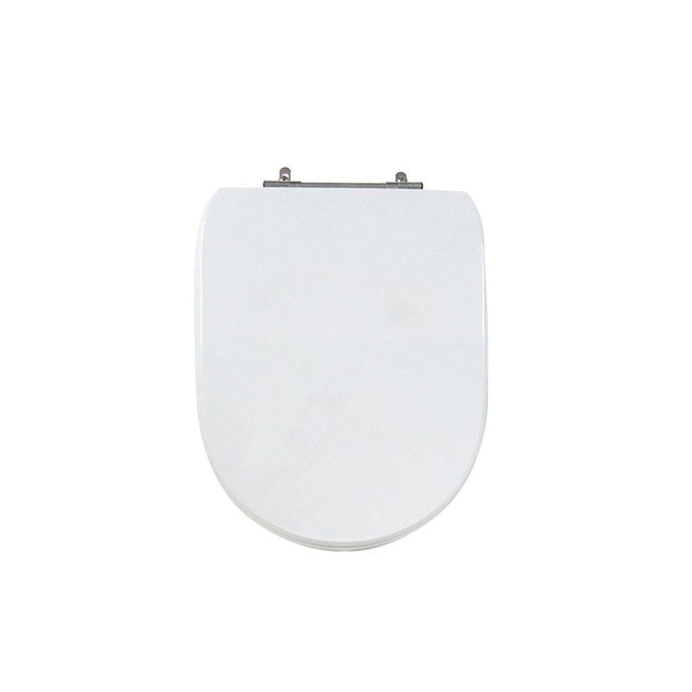 Assento Sanitário Poliéster para Louça Donna/sig Bergamin celite Aço Branco