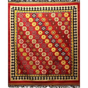 Tapete Kilim Gashghay 250x300 Red